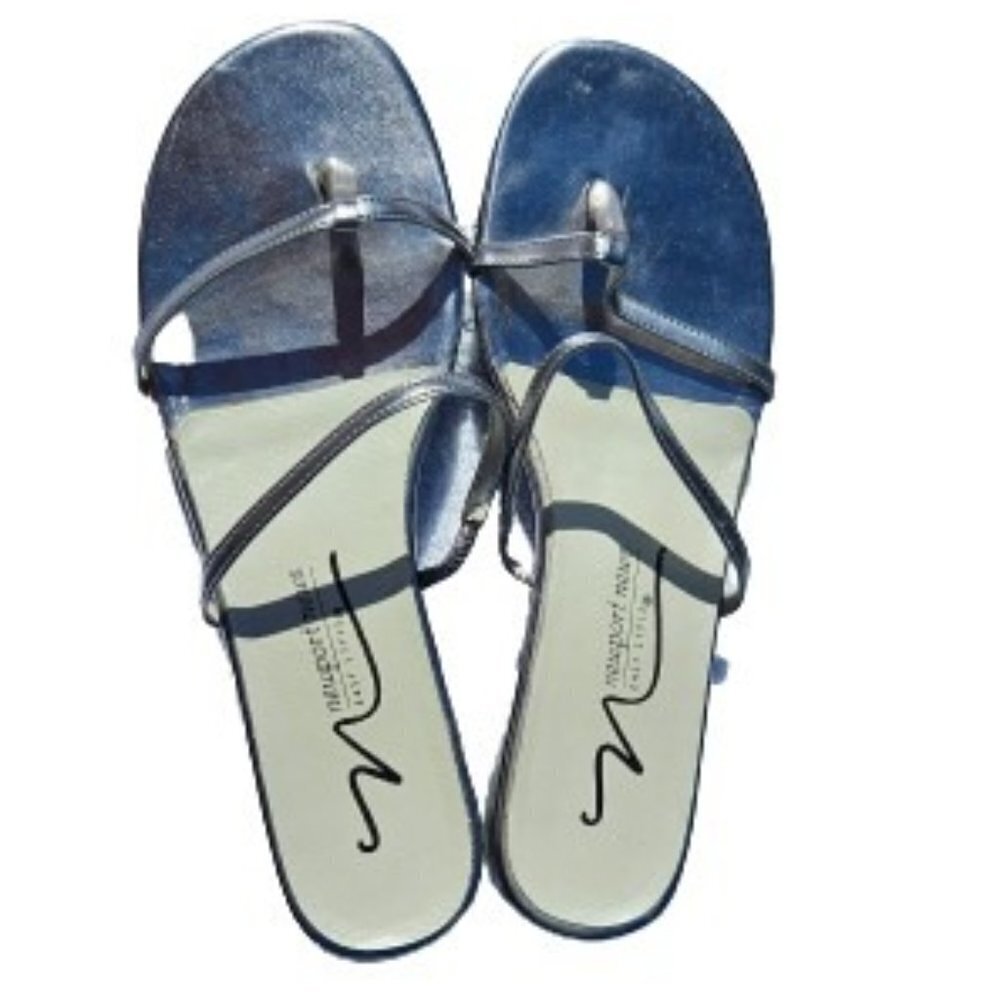 Newport News Silver Strappy Sandals